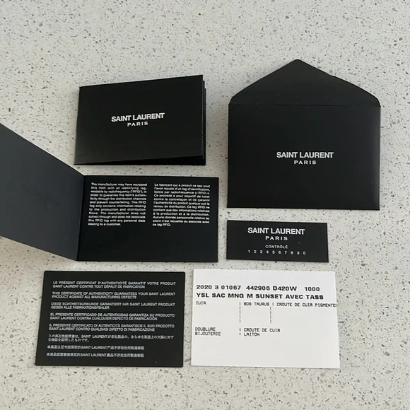 YSL Sunset Medium (Black/Gold Hardware) - Picture 2 of 11